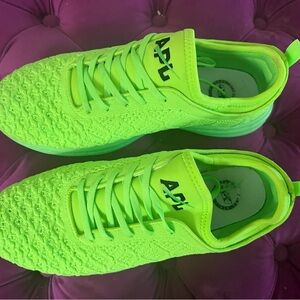 Apl lime green sneakers